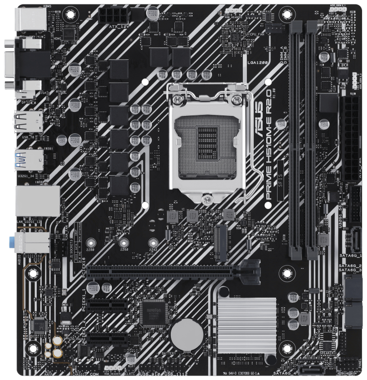 PLACA BASE ASUS PRIME H510M-E 1200 MATX 2XDDR4 SIN R2 - detalle