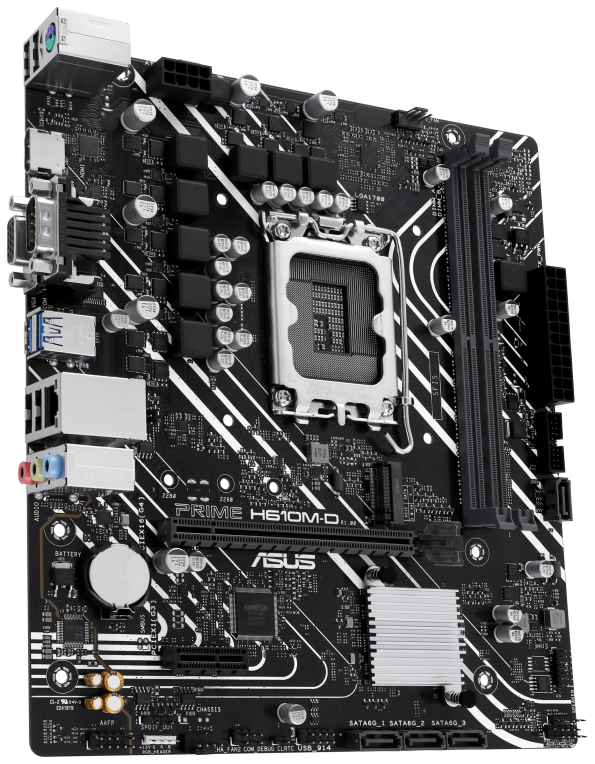 PLACA BASE ASUS PRIME H610M-D 1700 MATX 2XDDR5 - detalle