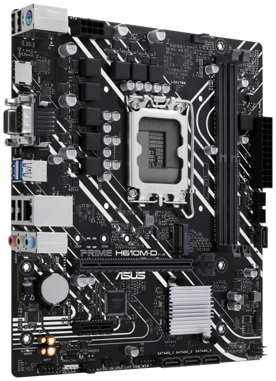 PLACA BASE ASUS PRIME H610M-D 1700 MATX 2XDDR5 - detalle