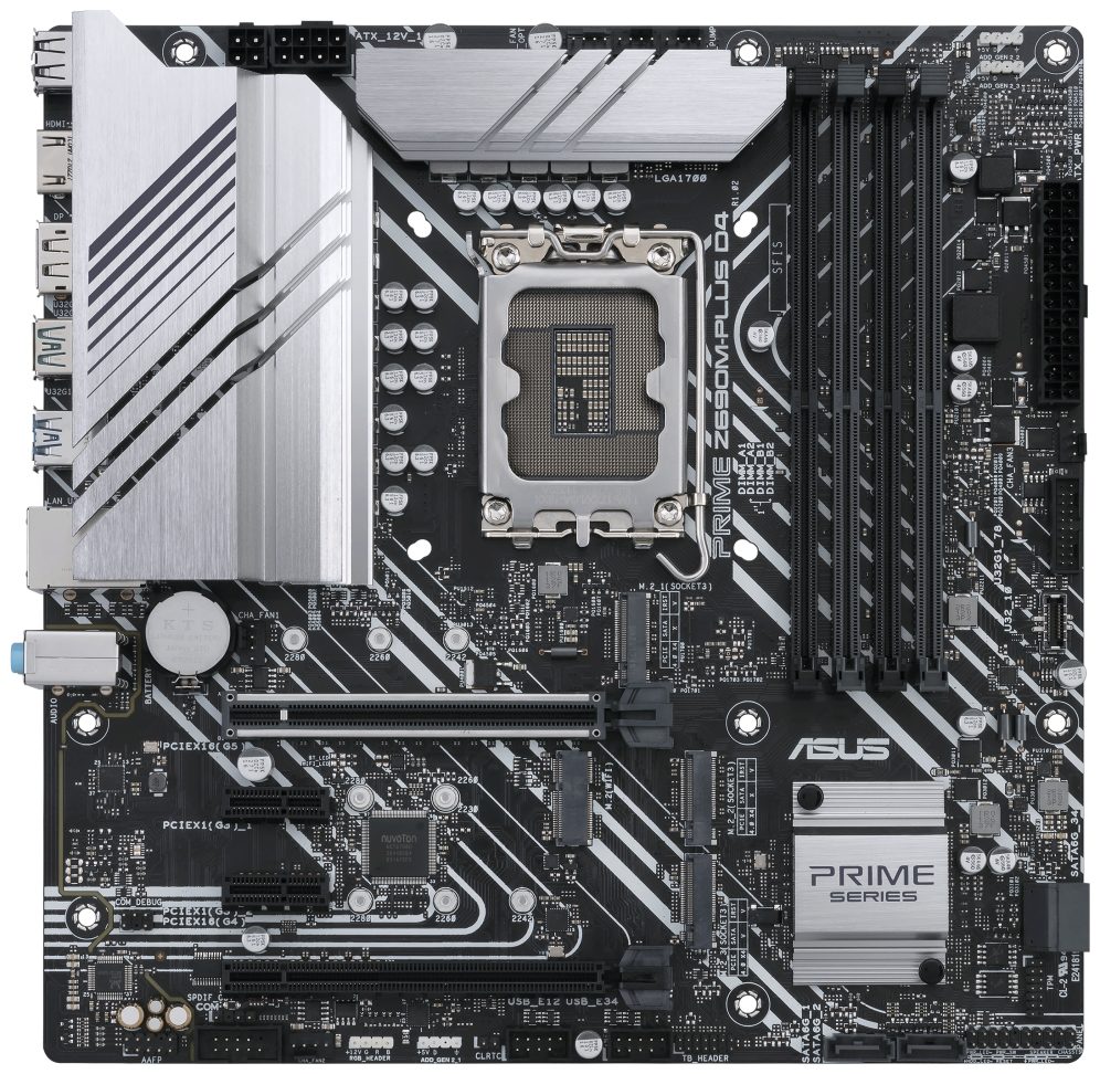 PLACA BASE ASUS PRIME Z690M-PLUS D4 1700 MATX 4XDDR4