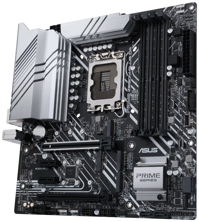 PLACA BASE ASUS PRIME Z690M-PLUS D4 1700 MATX 4XDDR4 - detalle