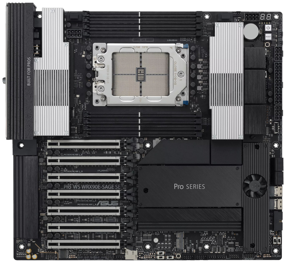 PLACA BASE ASUS PRO WS WRX90E-SAGE SE - detalle