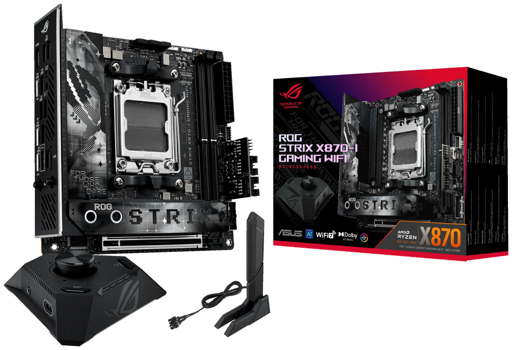 PLACA BASE ASUS ROG STRIX X870-I GAMING WIFI AM5 ATX 4XDDR5
