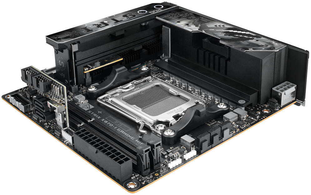 PLACA BASE ASUS ROG STRIX X870-I GAMING WIFI AM5 ATX 4XDDR5 - detalle