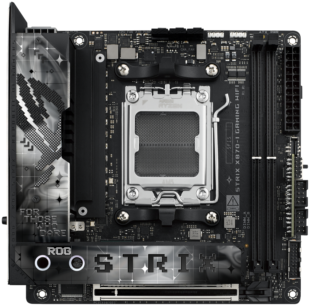PLACA BASE ASUS ROG STRIX X870-I GAMING WIFI AM5 ATX 4XDDR5 - detalle