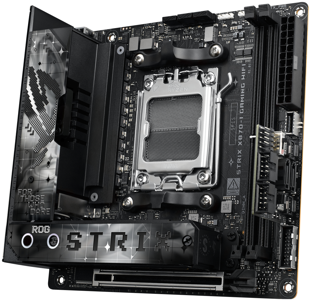 PLACA BASE ASUS ROG STRIX X870-I GAMING WIFI AM5 ATX 4XDDR5 - detalle