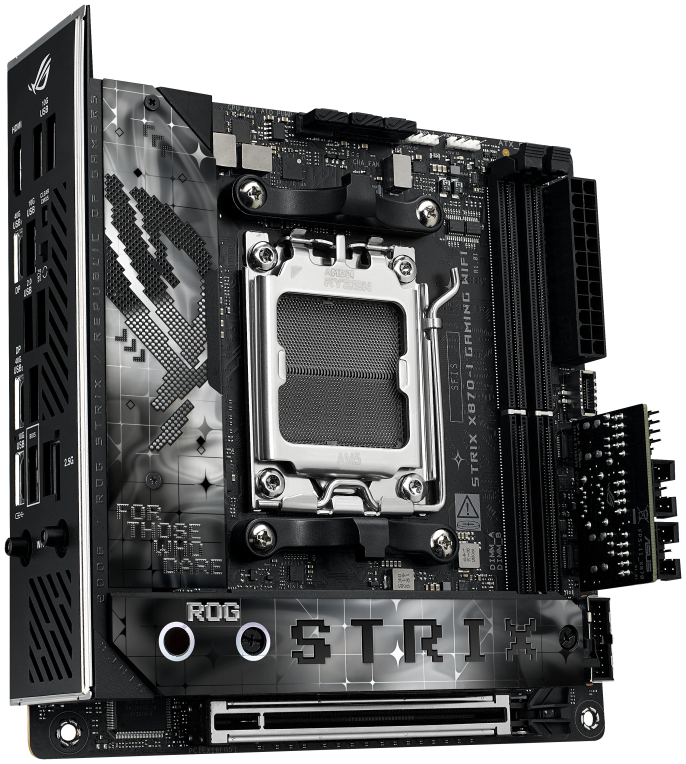 PLACA BASE ASUS ROG STRIX X870-I GAMING WIFI AM5 ATX 4XDDR5 - detalle