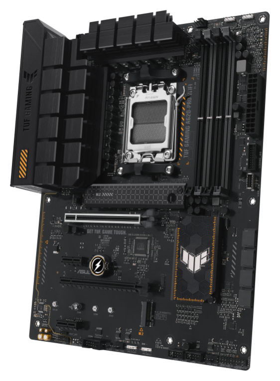 PLACA BASE ASUS TUF GAMING A620M-PRO WIFI AM5 MATX 4XDDR5 - detalle