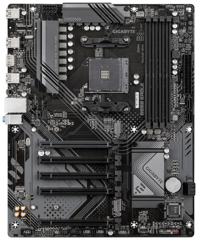 PLACA BASE GIGABYTE B550 EAGLE 4x DDR4 - detalle