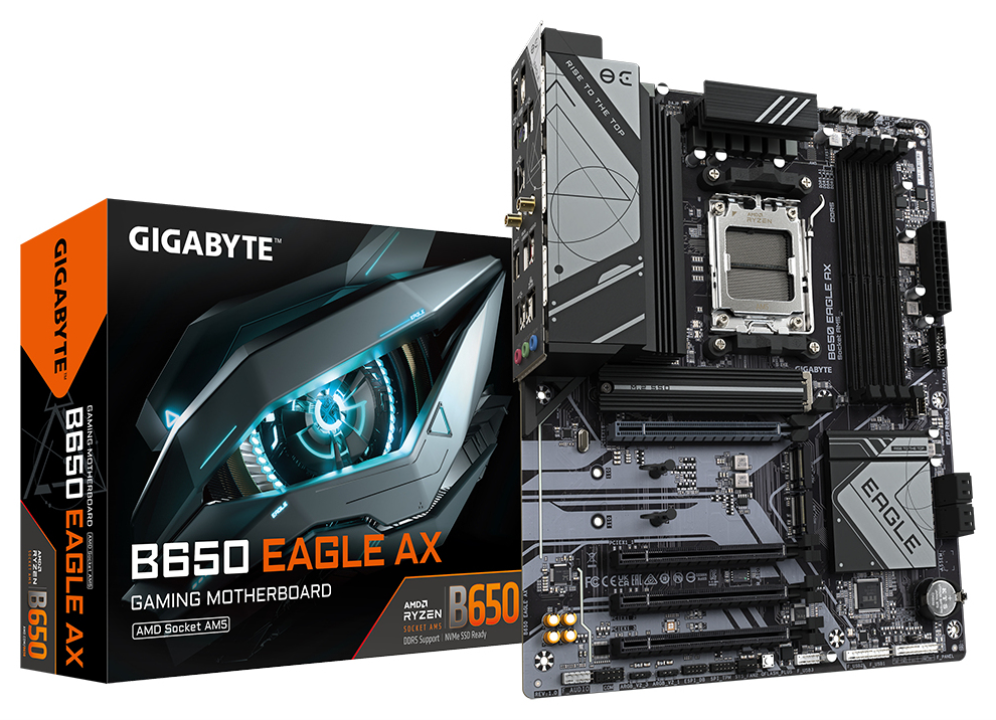 PLACA BASE GIGABYTE B650 EAGLE AX AM5 ATX 4XDDR5