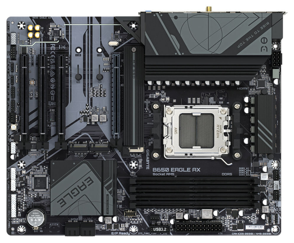 PLACA BASE GIGABYTE B650 EAGLE AX AM5 ATX 4XDDR5 - detalle
