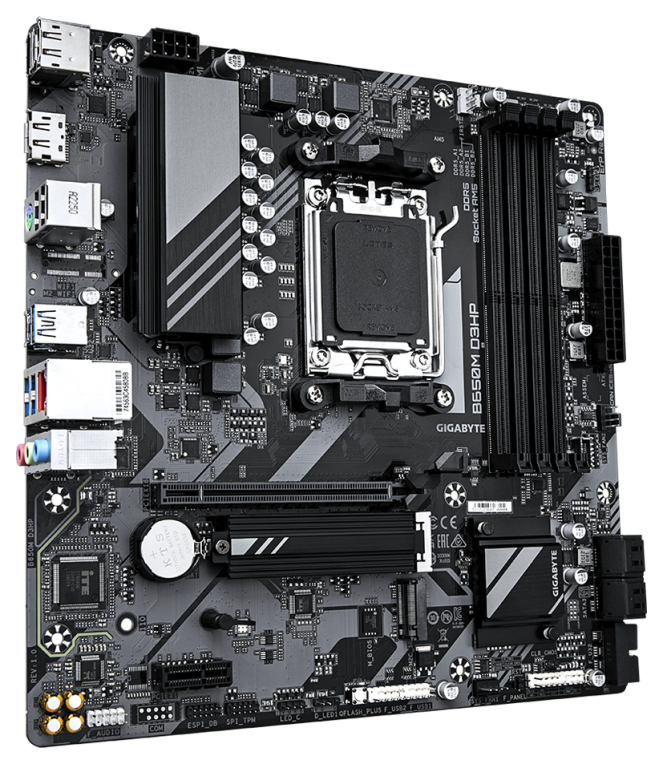 PLACA BASE GIGABYTE B650M D3HP AM5 ATX 4XDDR5 - detalle
