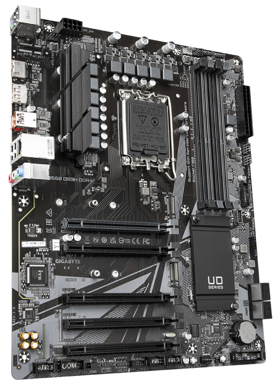 PLACA BASE GIGABYTE B660 DS3H 1700 ATX 4XDDR4 - detalle