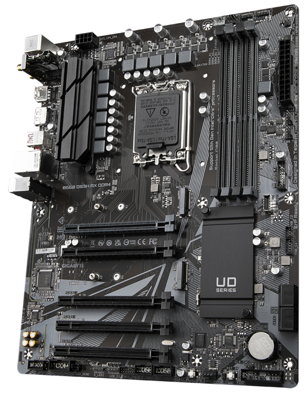PLACA BASE GIGABYTE B660 DS3H AX 1700 ATX 4XDDR4 - detalle