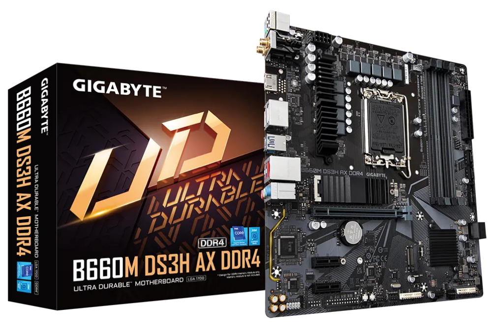 PLACA BASE GIGABYTE B660M DS3H AX 1700 MATX 2XDDR4