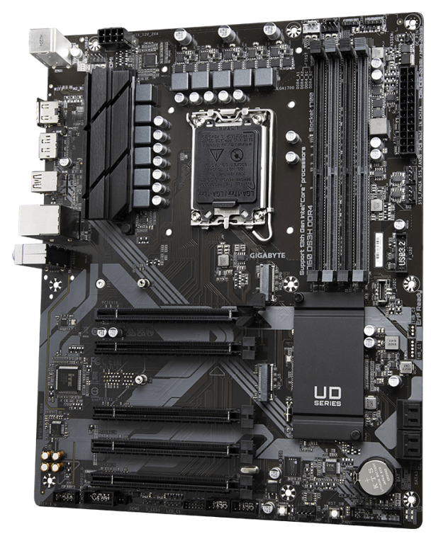 PLACA BASE GIGABYTE B760 DS3H 1700 ATX 4XDDR4 - detalle