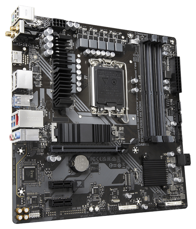 PLACA BASE GIGABYTE B760M DS3H AX 1700 MATX 4XDDR4 - detalle