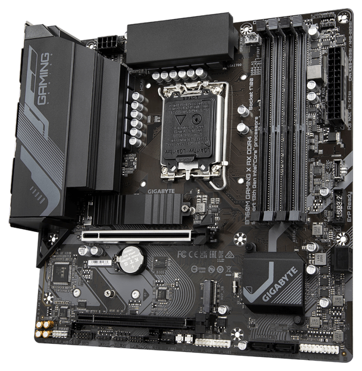 PLACA BASE GIGABYTE B760M G X AX 1700 MATX 4XDDR4 - detalle