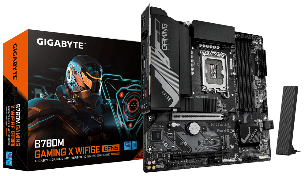 PLACA BASE GIGABYTE B760M G X WF6E 1700 MATX 4XDDR5