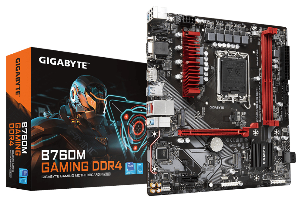 GIGABYTE B760M GAMING DDR4 Placa base - Soporta CPUs Intel Core de 14ª generación. VRM digital de 6+2+1 fases. hasta 533