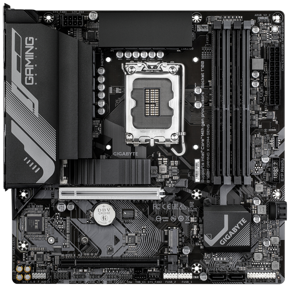 PLACA BASE GIGABYTE B760M GAMING X DDR4 GEN5 - detalle