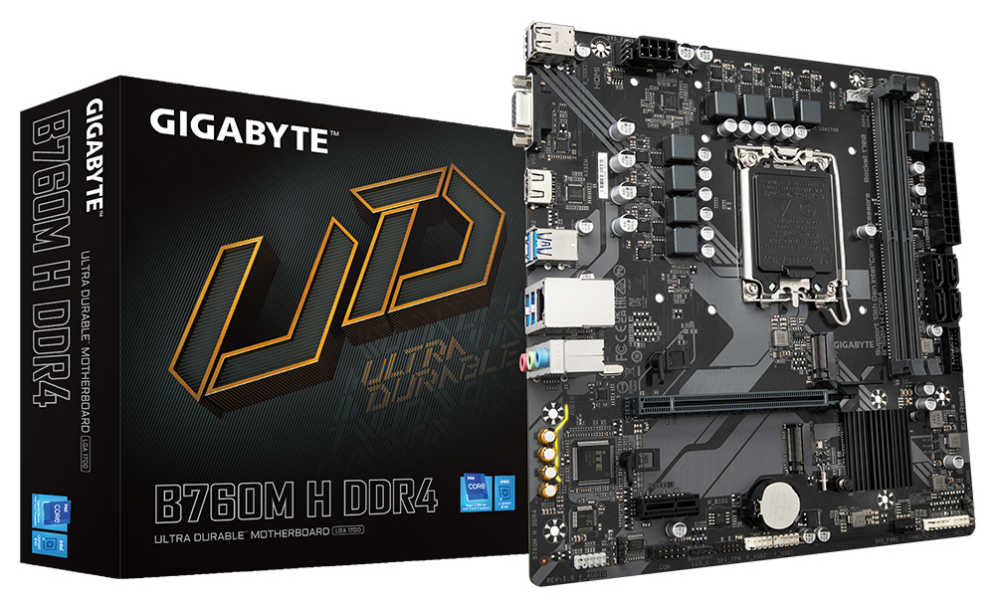 PLACA BASE GIGABYTE B760M H 1700 MATX 2XDDR4