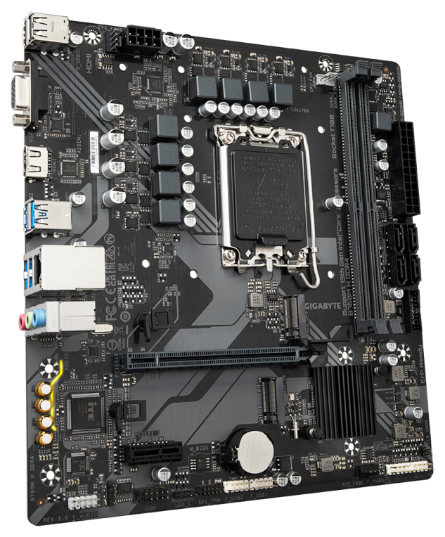 PLACA BASE GIGABYTE B760M H 1700 MATX 2XDDR4 - detalle