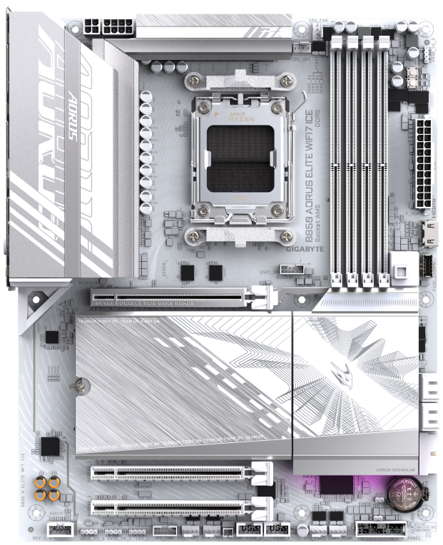 PLACA BASE GIGABYTE B850 A ELITE WF7 ICE 1.0 - detalle