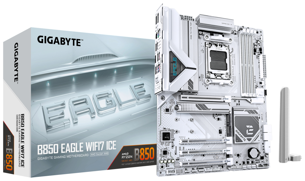 PLACA BASE GIGABYTE B850 EAGLE WF7 ICE 1.0