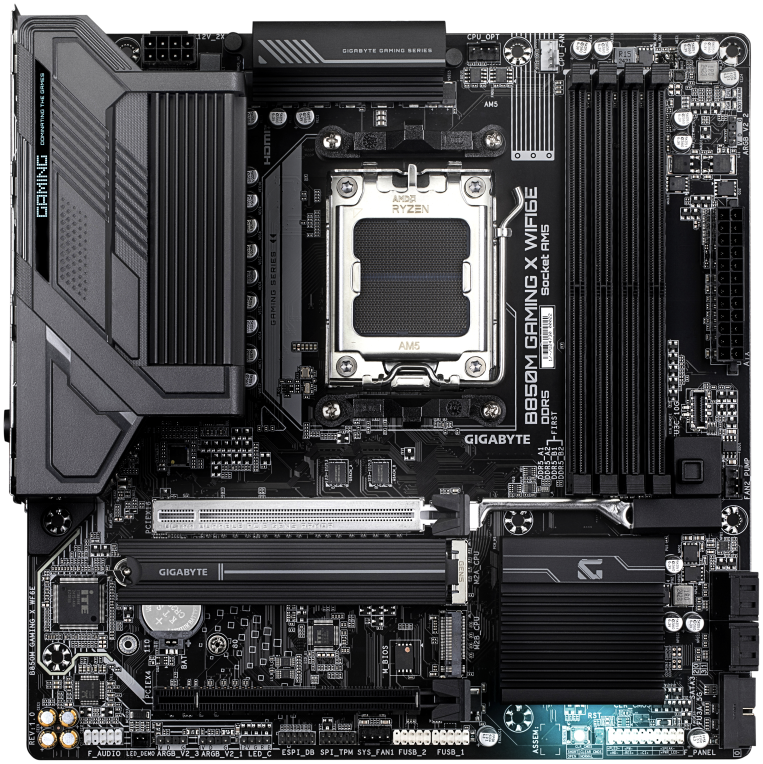 PLACA BASE GIGABYTE B850M GAMING X WF6E 1.0 - detalle