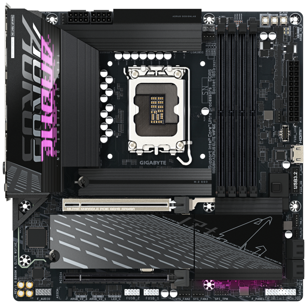 PLACA BASE GIGABYTE B860M A ELITE WIFI6E 1.0 - detalle