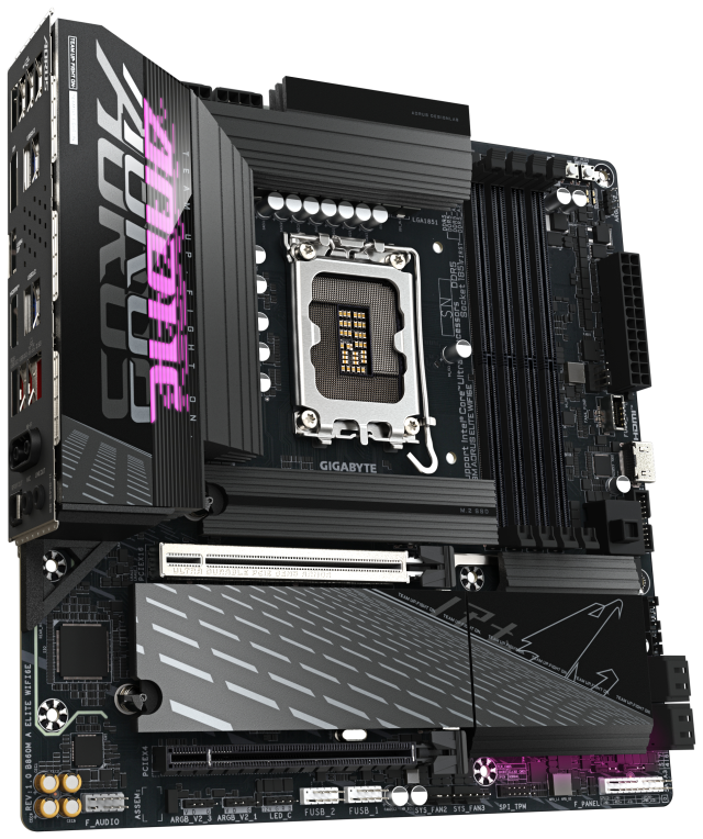 PLACA BASE GIGABYTE B860M A ELITE WIFI6E 1.0 - detalle