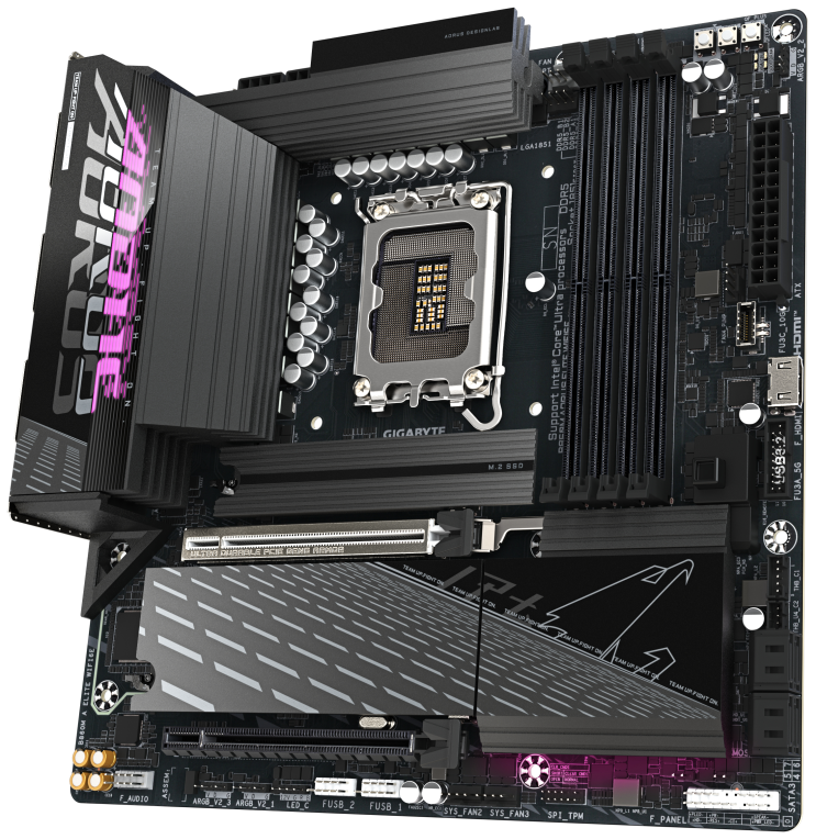 PLACA BASE GIGABYTE B860M A ELITE WIFI6E 1.0 - detalle