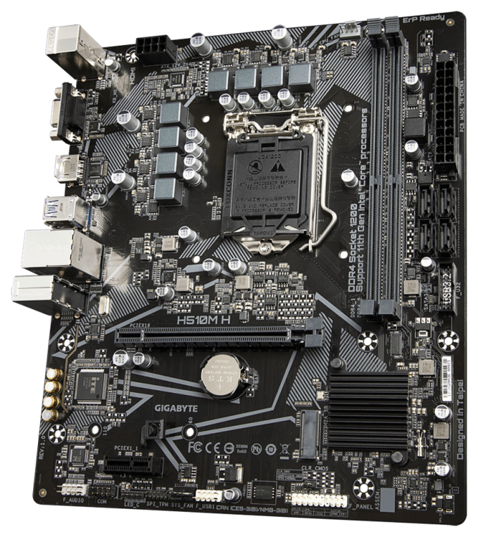 PLACA BASE GIGABYTE H510M H 1.0 1200 MATX 2XDDR4 - detalle