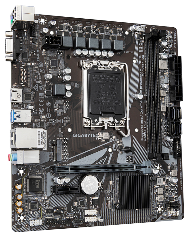 PLACA BASE GIGABYTE H610M H V2 1700 MATX 2XDDR5 - detalle