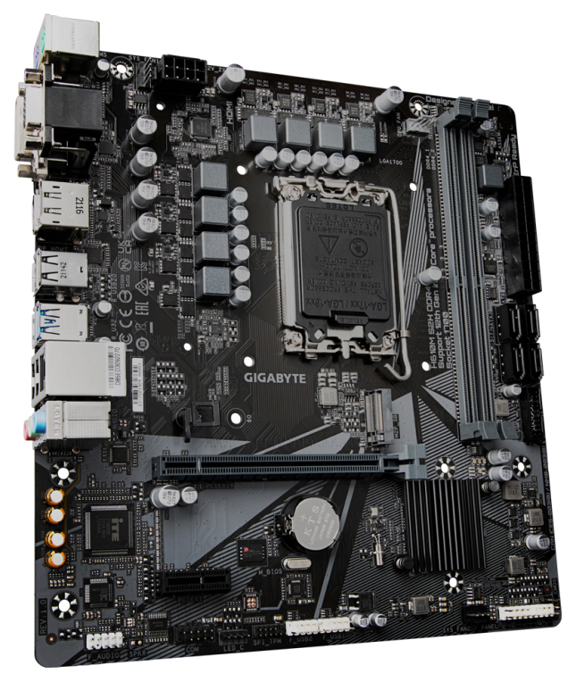 PLACA BASE GIGABYTE H610M S2H 1700 MATX 2XDDR4 - detalle