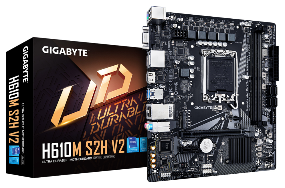 PLACA BASE GIGABYTE H610M S2H V2 1700 MATX 2XDDR5