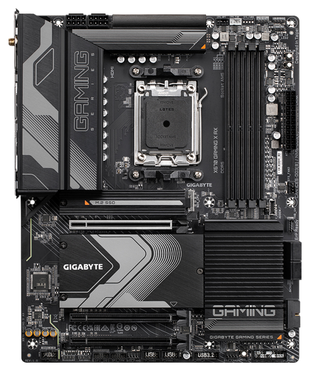 PLACA BASE GIGABYTE X670 GAMING X AX AM5 ATX 4XDDR5 - detalle
