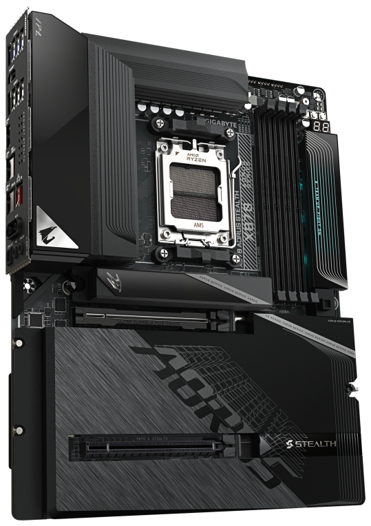 PLACA BASE GIGABYTE X870 A STEALTH AM5 DDR5 - detalle
