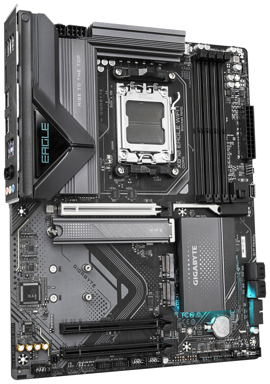 PLACA BASE GIGABYTE X870 EAGLE WIFI7 G10 AM5 ATX 4XDDR5 - detalle