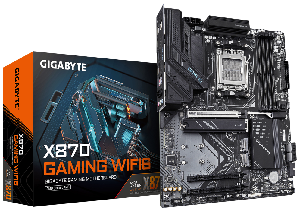 PLACA BASE GIGABYTE X870 GAMING WF6 G10 AM5 ATX 4XDDR5
