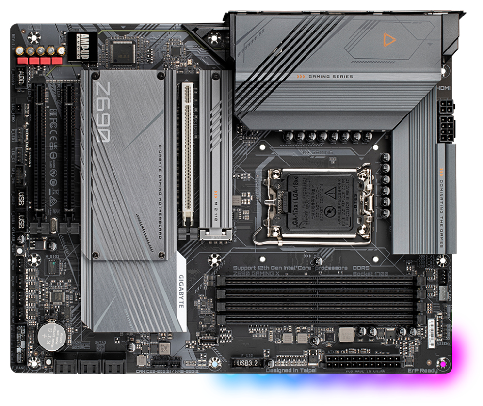 PLACA BASE GIGABYTE Z690 GAMING X 1700 ATX 4XDDR5 - detalle