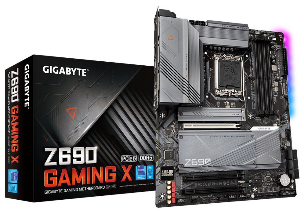 PLACA BASE GIGABYTE Z690 GAMING X 1700 ATX 4XDDR5 - detalle