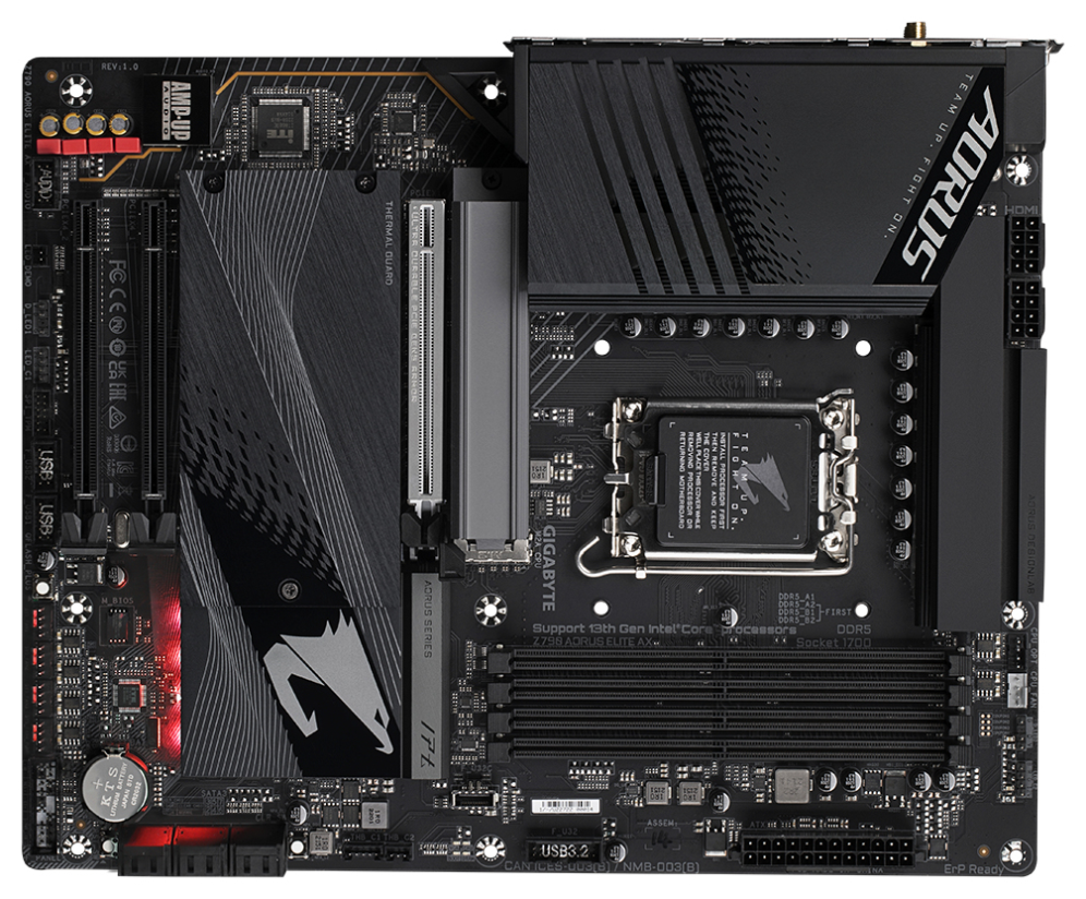 PLACA BASE GIGABYTE Z790 AORUS ELITE AX 1700 ATX 4XDDR5 - detalle