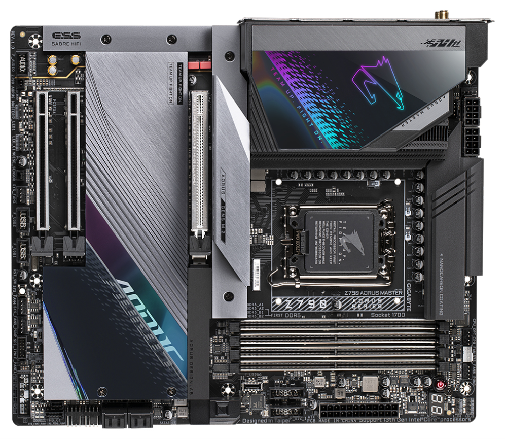 PLACA BASE GIGABYTE Z790 AORUS MASTER 1700 ATX 4XDDR5 - detalle