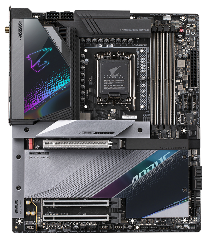 PLACA BASE GIGABYTE Z790 AORUS MASTER 1700 ATX 4XDDR5 - detalle