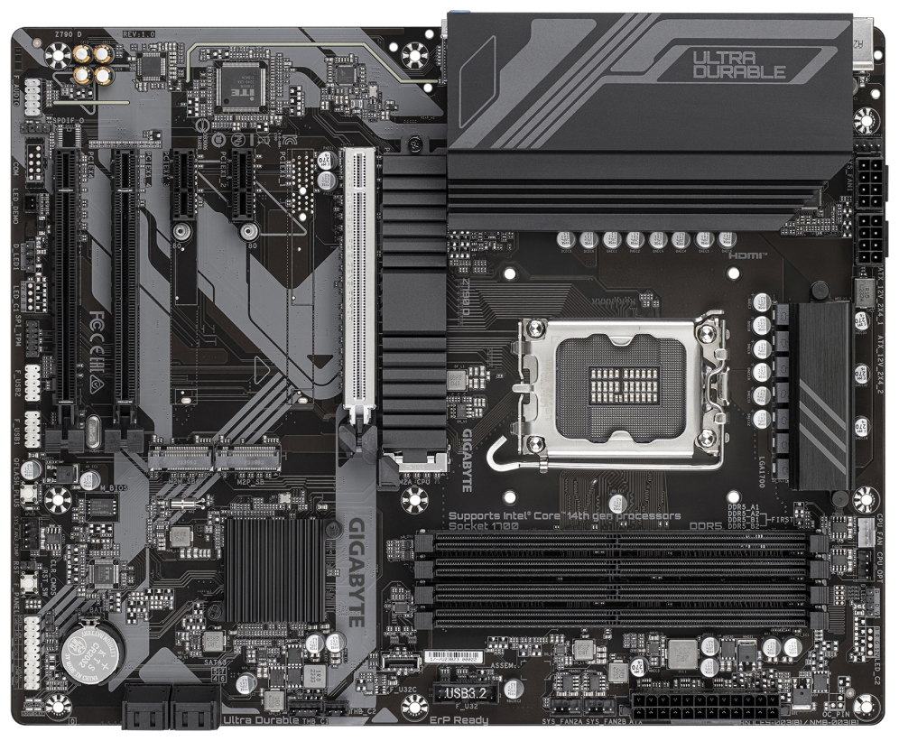 PLACA BASE GIGABYTE Z790 D 1700 ATX 4XDDR5 - detalle