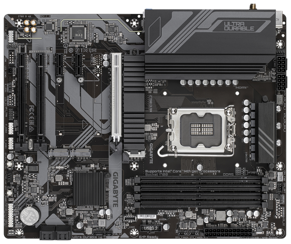 PLACA BASE GIGABYTE Z790 D AX 1700 ATX 4XDDR5 - detalle