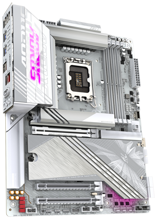 PLACA BASE GIGABYTE Z890 A ELITE X ICE G10 - detalle