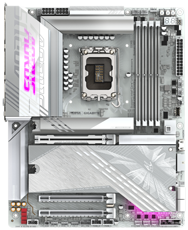 PLACA BASE GIGABYTE Z890 A ELITE X ICE G10 - detalle